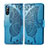 Custodia Portafoglio In Pelle Farfalla Cover con Supporto per Sony Xperia L4