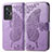 Custodia Portafoglio In Pelle Farfalla Cover con Supporto per Vivo X70 5G Lavanda