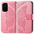 Custodia Portafoglio In Pelle Farfalla Cover con Supporto per Xiaomi Mi 11i 5G Rosa Caldo