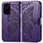 Custodia Portafoglio In Pelle Farfalla Cover con Supporto per Xiaomi Mi 11X 5G Viola