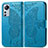 Custodia Portafoglio In Pelle Farfalla Cover con Supporto per Xiaomi Mi 12S Pro 5G Blu
