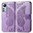 Custodia Portafoglio In Pelle Farfalla Cover con Supporto per Xiaomi Mi 12X 5G Lavanda