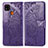 Custodia Portafoglio In Pelle Farfalla Cover con Supporto per Xiaomi POCO C3 Viola