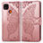 Custodia Portafoglio In Pelle Farfalla Cover con Supporto per Xiaomi POCO C31 Rosa