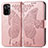 Custodia Portafoglio In Pelle Farfalla Cover con Supporto per Xiaomi Poco M5S Rosa