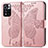 Custodia Portafoglio In Pelle Farfalla Cover con Supporto per Xiaomi Poco X4 NFC Rosa