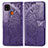 Custodia Portafoglio In Pelle Farfalla Cover con Supporto per Xiaomi Redmi 10A 4G Viola