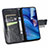 Custodia Portafoglio In Pelle Farfalla Cover con Supporto per Xiaomi Redmi Note 10T 5G