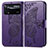 Custodia Portafoglio In Pelle Farfalla Cover con Supporto per Xiaomi Redmi Note 11E Pro 5G Viola