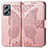 Custodia Portafoglio In Pelle Farfalla Cover con Supporto per Xiaomi Redmi Note 11T Pro+ Plus 5G Rosa