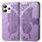 Custodia Portafoglio In Pelle Farfalla Cover con Supporto per Xiaomi Redmi Note 12R 5G Lavanda