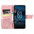 Custodia Portafoglio In Pelle Farfalla Cover con Supporto S01D per Nokia G100