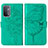 Custodia Portafoglio In Pelle Farfalla Cover con Supporto Y01B per OnePlus Nord N200 5G