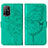 Custodia Portafoglio In Pelle Farfalla Cover con Supporto Y01B per Oppo A94 5G