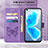 Custodia Portafoglio In Pelle Farfalla Cover con Supporto Y01B per Oppo Find X5 Pro 5G