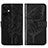 Custodia Portafoglio In Pelle Farfalla Cover con Supporto Y01B per Oppo K11x 5G Nero