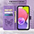 Custodia Portafoglio In Pelle Farfalla Cover con Supporto Y01B per Samsung Galaxy A23 4G