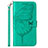 Custodia Portafoglio In Pelle Farfalla Cover con Supporto Y01B per Samsung Galaxy A23 4G