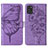 Custodia Portafoglio In Pelle Farfalla Cover con Supporto Y01B per Samsung Galaxy A31