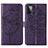 Custodia Portafoglio In Pelle Farfalla Cover con Supporto Y01B per Samsung Galaxy A72 4G
