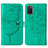 Custodia Portafoglio In Pelle Farfalla Cover con Supporto Y01B per Samsung Galaxy F02S SM-E025F