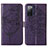 Custodia Portafoglio In Pelle Farfalla Cover con Supporto Y01B per Samsung Galaxy S20 FE 5G