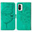 Custodia Portafoglio In Pelle Farfalla Cover con Supporto Y01B per Xiaomi Mi 11i 5G