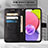 Custodia Portafoglio In Pelle Farfalla Cover con Supporto Y02B per Samsung Galaxy M02s