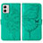 Custodia Portafoglio In Pelle Farfalla Cover con Supporto YB1 per Motorola Moto G53 5G