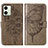 Custodia Portafoglio In Pelle Farfalla Cover con Supporto YB1 per Motorola Moto G54 5G