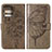 Custodia Portafoglio In Pelle Farfalla Cover con Supporto YB1 per Motorola Moto X40 5G Grigio