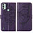 Custodia Portafoglio In Pelle Farfalla Cover con Supporto YB1 per Nokia C31