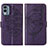 Custodia Portafoglio In Pelle Farfalla Cover con Supporto YB1 per Nokia X30 5G