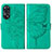 Custodia Portafoglio In Pelle Farfalla Cover con Supporto YB1 per Oppo Reno8 T 4G