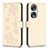 Custodia Portafoglio In Pelle Fiori Cover con Supporto BF1 per Huawei Honor 90 5G