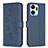 Custodia Portafoglio In Pelle Fiori Cover con Supporto BF1 per Huawei Honor X7a