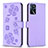 Custodia Portafoglio In Pelle Fiori Cover con Supporto BF1 per Oppo A16