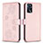 Custodia Portafoglio In Pelle Fiori Cover con Supporto BF1 per Oppo A16