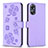 Custodia Portafoglio In Pelle Fiori Cover con Supporto BF1 per Oppo A17