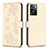 Custodia Portafoglio In Pelle Fiori Cover con Supporto BF1 per Oppo A57 4G