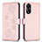 Custodia Portafoglio In Pelle Fiori Cover con Supporto BF1 per Oppo A58 5G