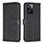 Custodia Portafoglio In Pelle Fiori Cover con Supporto BF1 per Oppo A77 4G Nero