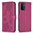 Custodia Portafoglio In Pelle Fiori Cover con Supporto BF1 per Oppo A93 5G