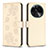 Custodia Portafoglio In Pelle Fiori Cover con Supporto BF1 per Oppo Find X6 5G