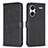 Custodia Portafoglio In Pelle Fiori Cover con Supporto BF1 per Xiaomi Redmi Note 13 Pro+ Plus 5G Nero