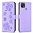 Custodia Portafoglio In Pelle Fiori Cover con Supporto BF2 per Oppo A15