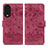 Custodia Portafoglio In Pelle Fiori Cover con Supporto HF1 per Huawei Honor 90 5G