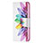 Custodia Portafoglio In Pelle Fiori Cover con Supporto L01 per Apple iPhone 14 Plus Colorato