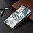 Custodia Portafoglio In Pelle Fiori Cover con Supporto L01 per Apple iPhone 14 Pro Max Multicolore