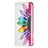 Custodia Portafoglio In Pelle Fiori Cover con Supporto L01 per Apple iPhone 16 Pro Max Rosa